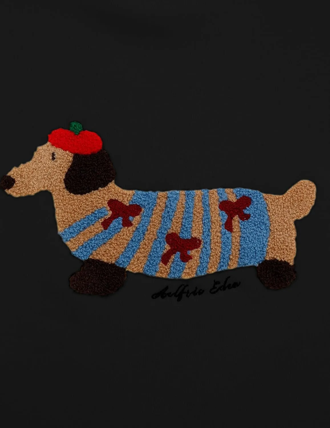 Aelfric Eden Cartoon Dog Hoodie Couple Hooded Sweatshirt Long Sleeve Pullover Oversized Hoodies 2025 Outfits