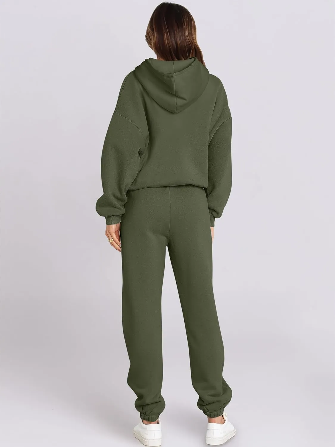 ANRABESS Womens 2 Piece Outfits Lounge Hoodie Oversized Sweatshirt Jogger Sweatpants Y2K Tracksuit Sweatsuit Set Fall Clothes
