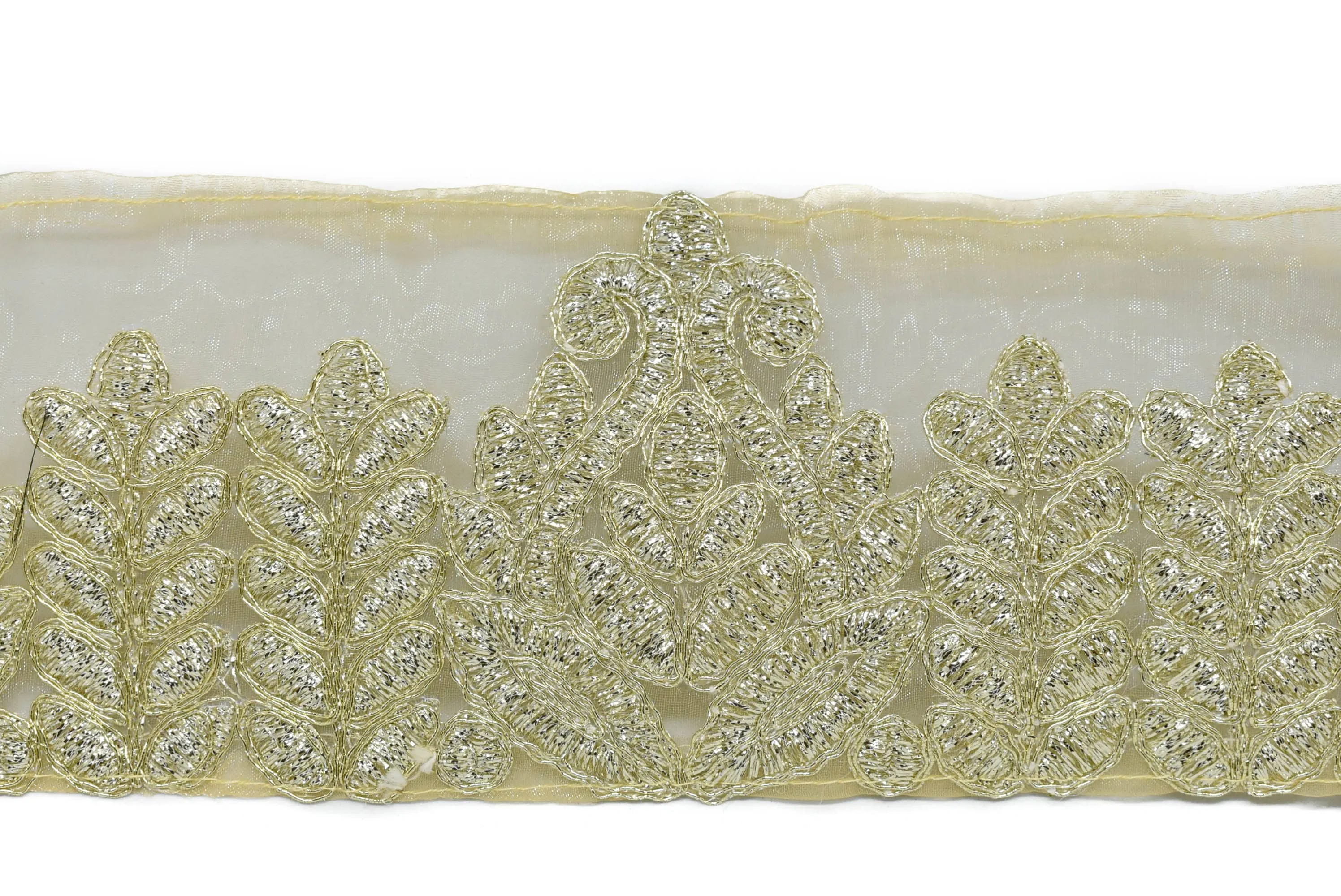 Decorative Brocade Metallic Trim