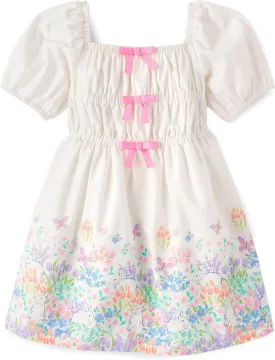 Gymboree Girls' and Toddler Short Sleeve Tiered Dresses