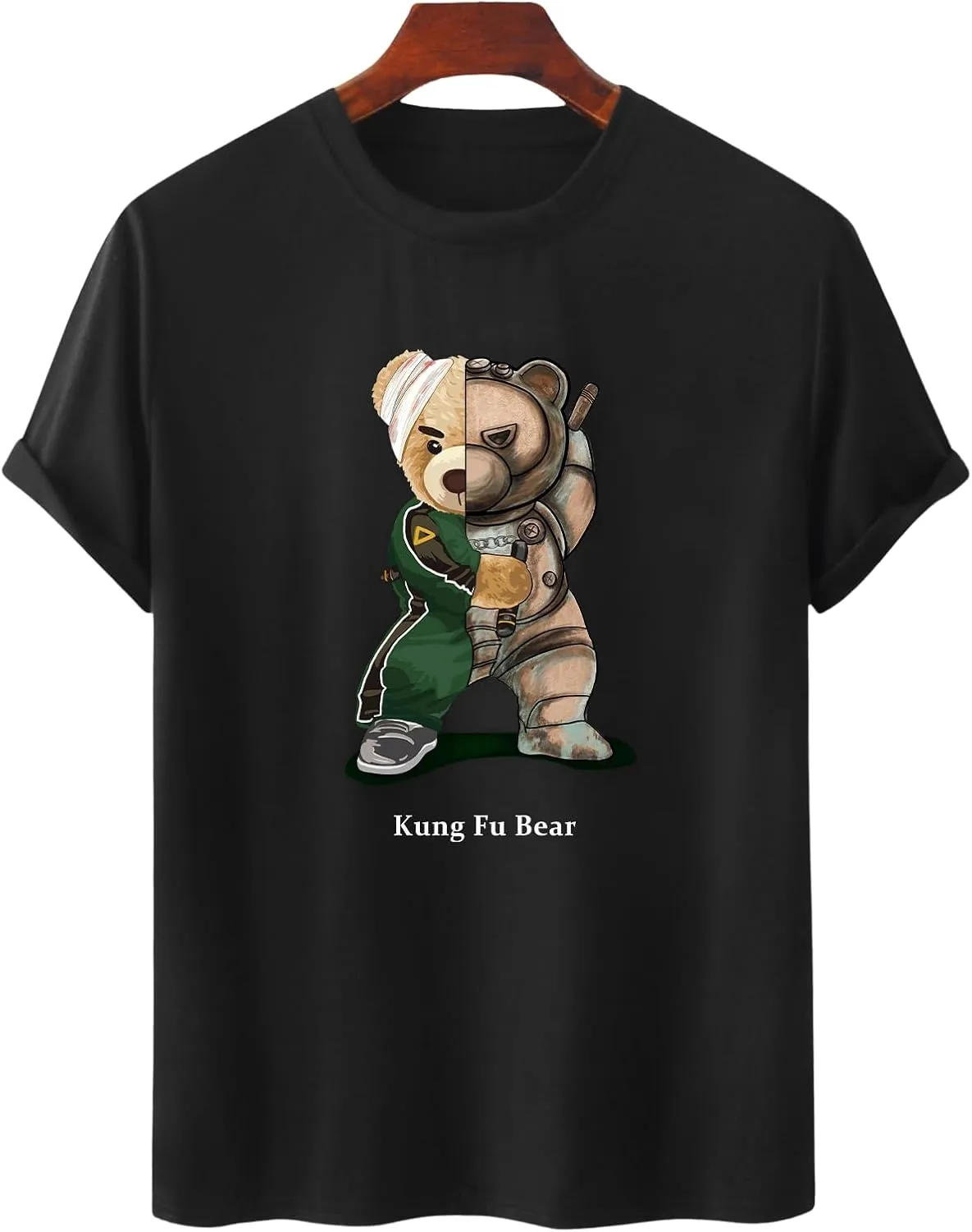 SOLY HUX Men's Graphic Summer Tee Cartoon Print Crewneck Short Sleeve Regular Fit Casual T Shirt Tops